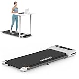 Yagud Laufband für Zuhause, 2 in 1 Walking Pad, 2,5 PS Laufbänder, Laufband Schreibtisch mit Fernbedienung und LED-Anzeige für Zuhause und Büro, Treadmill for Home 1-6km/h