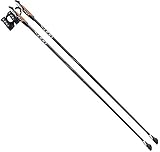 LEKI Nordic Walking Stöcke Smart Carbon Wanderstock, Anthracite-Gold-Silver-White, 100