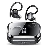 KT1 Bluetooth Kopfhörer in Ear, Kopfhörer Kabellos Bluetooth 5.3, 120 Stunden Spielzeit mit Ladeetui, LED-Anzeige, Comfort Fit, IPX7 wasserdichte Ohrhörer, Tiefer Bass, Bluetooth Kopfhörer Sport