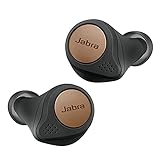 Jabra Elite Active 75t Amazon Edition – Sport In-Ear Bluetooth Kopfhörer mit aktiver Geräuschunterdrückung und langer Akkulaufzeit für True Wireless-Erlebnis bei Telefonaten und Musik – Kupfer/Schwarz