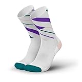 INCYLENCE ULTRALIGHT Laufsocken für Damen und Herren, atmungsaktiv und sehr dünn, 1 Paar (DE/NL/SE/PL, Numerisch, 43, 46, Regular, Regular, Angles Purple Petrol)