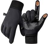 AOPREL Handschuhe Herren Damen - Winddicht & Touchscreen Laufhandschuhe mit Warme Winddichte,Fahrradhandschuhe mit Anti-Rutsch, Sporthandschuhe für Fahrradfahren, Wandern, Laufen & Autofahren